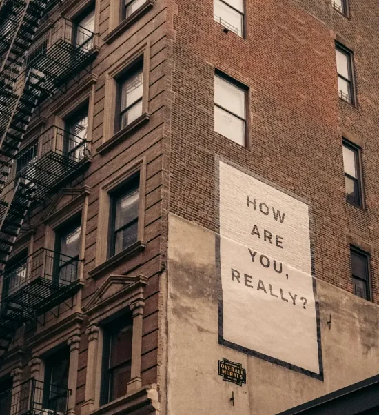 Inspirational self-worth message during counselling therapy